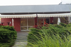 Csíkos napellenző - mediterrán hangulat