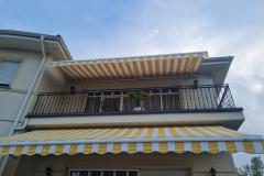 napellenző ponyvacsere előtt