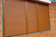 vakolható alumínium redőny - aranytölgy