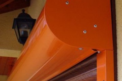 Alumínium redőnytok- íves